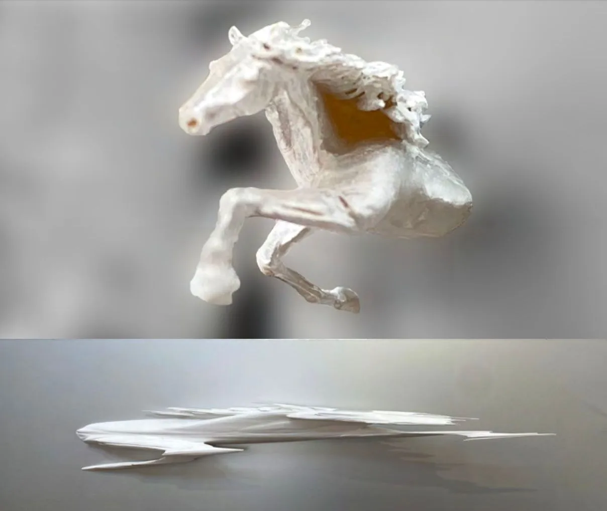 Oblique Horse