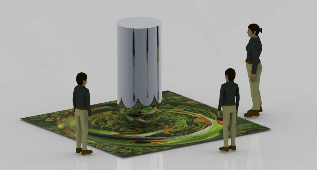 Jonty Hurwitz & Yifat Davidoff, The Jungle Secret, Stainless Steel And Matte Laminated Vinyl Print On PVC Board, 2026