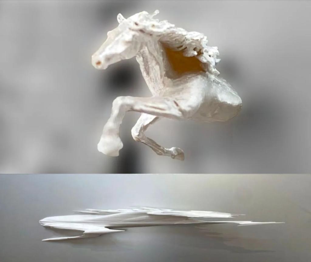 Oblique Horse
