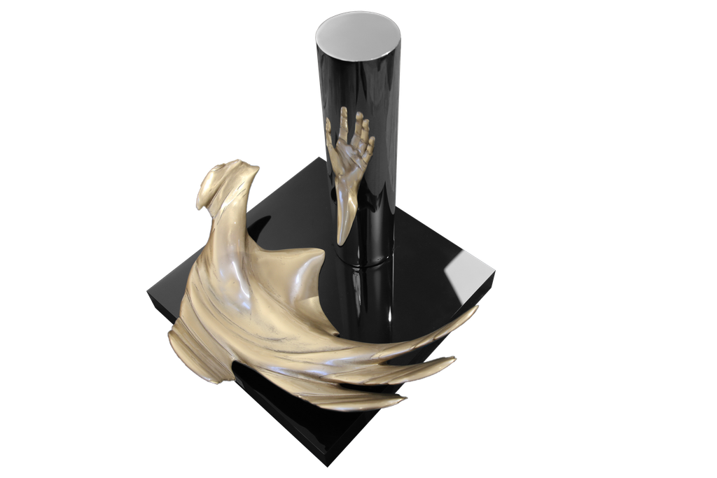 Hand that Caught Me Falling (Left) — the-hand-that-caught-me-falling-jonty-hurwitz-top-view.png