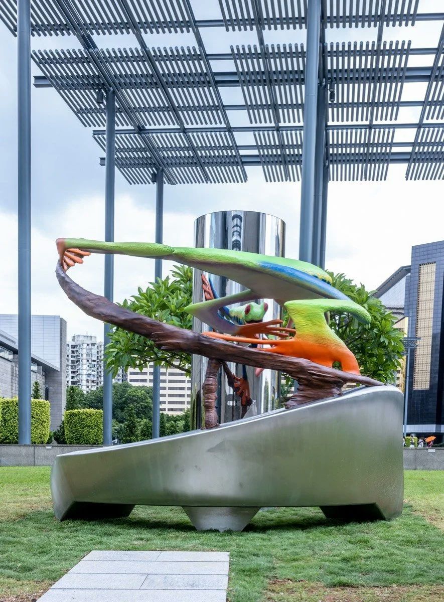 The Alchemical Leap — Anamorphic Sculpture