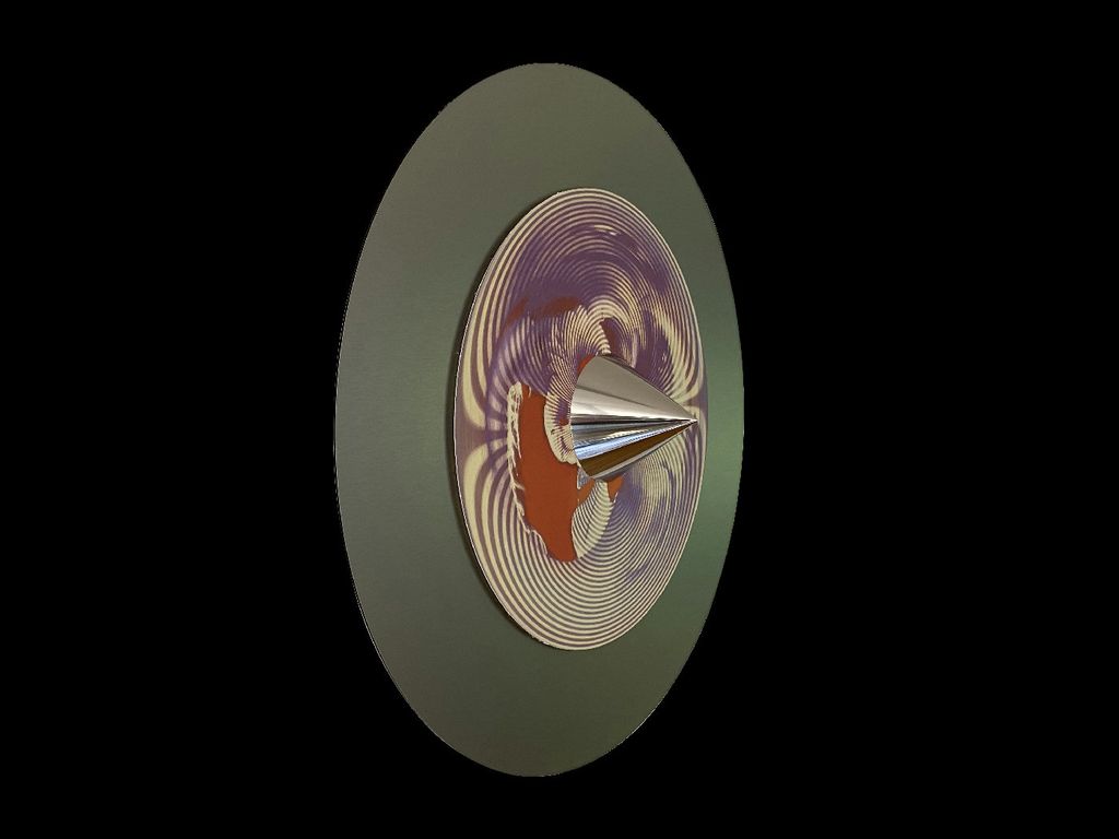 Jonty Hurwitz & Yifat Davidoff, Fellini: The Art of Story Telling, Stainless Steel, Aluminium, Cotton Paper & Ink, 2020