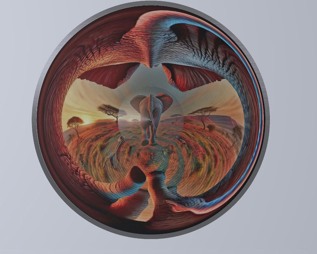 Jonty Hurwitz & Yifat Davidoff, From the Other Side, Stainless Steel, Aluminium, Cotton Paper & Ink, 2024