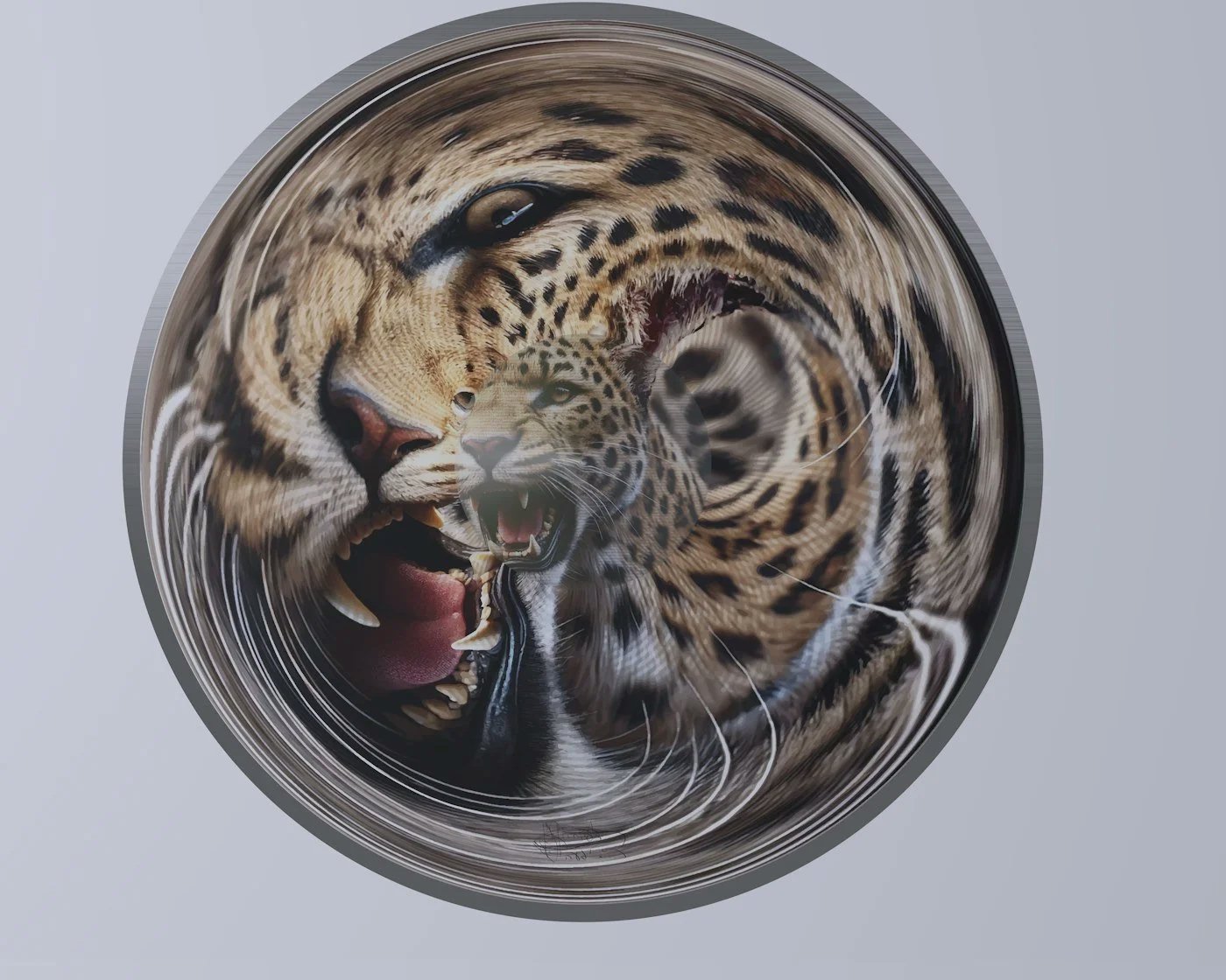 Jonty Hurwitz & Yifat Davidoff, Contentment in Solitude , Stainless Steel, Aluminium, Cotton Paper & Ink, 2024
