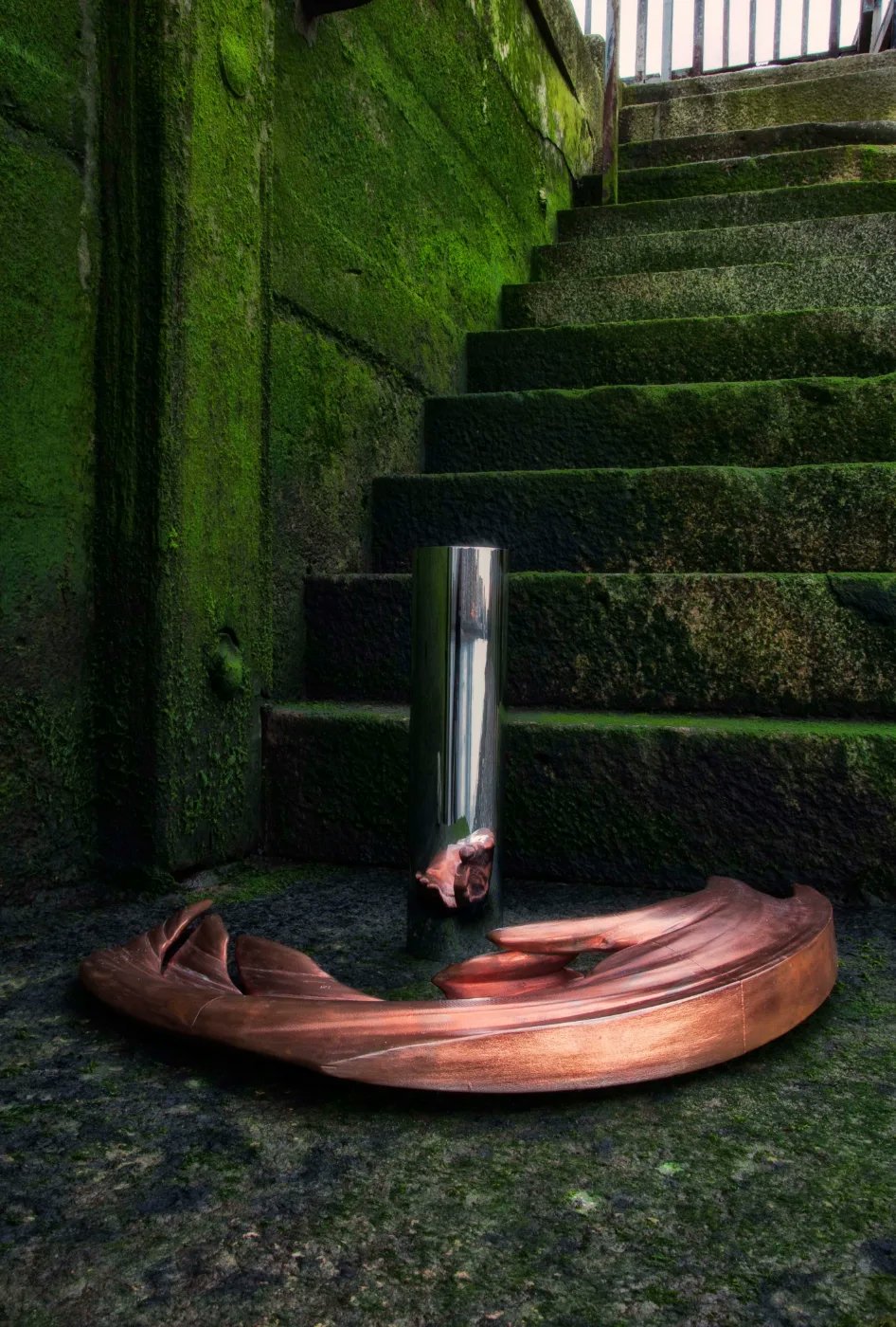 Jonty Hurwitz & Yifat Davidoff, Yogi Banker in Copper, Copper And Steel, 2010