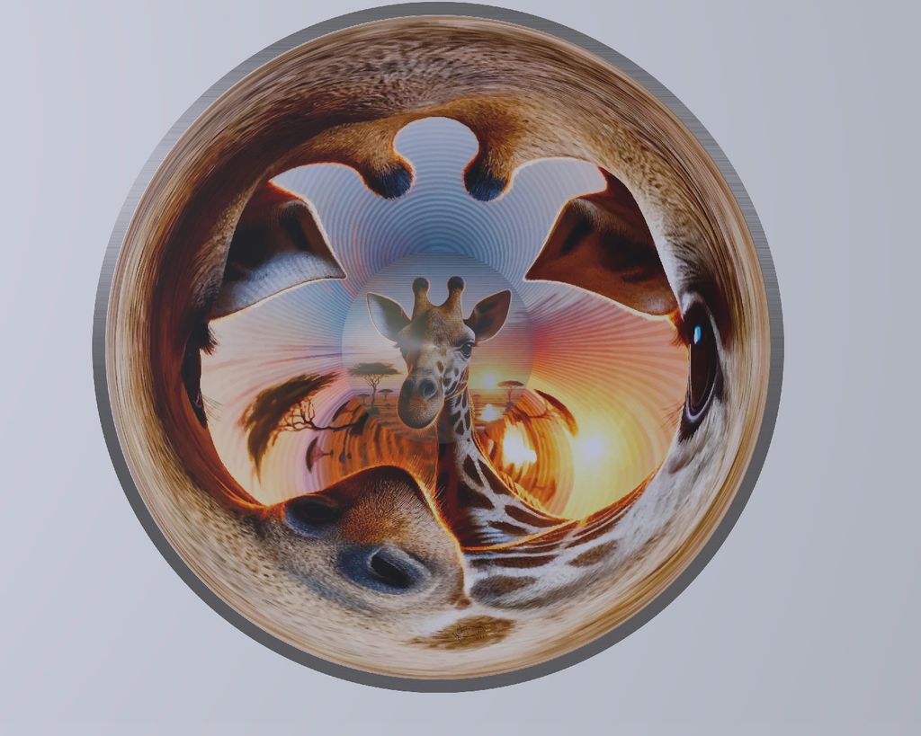 Jonty Hurwitz & Yifat Davidoff, A Higher Perspective, Stainless Steel, Aluminium, Cotton Paper & Ink, 2024
